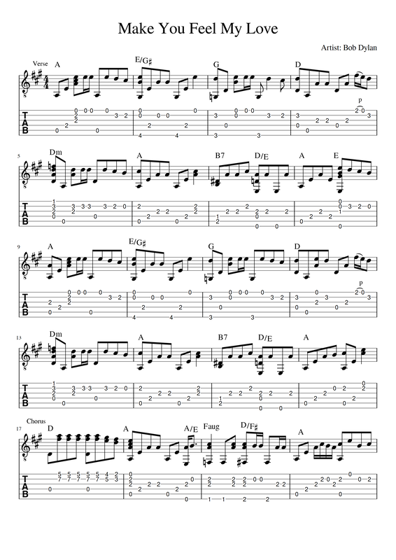 the book of love guitar tab fingerstyle
